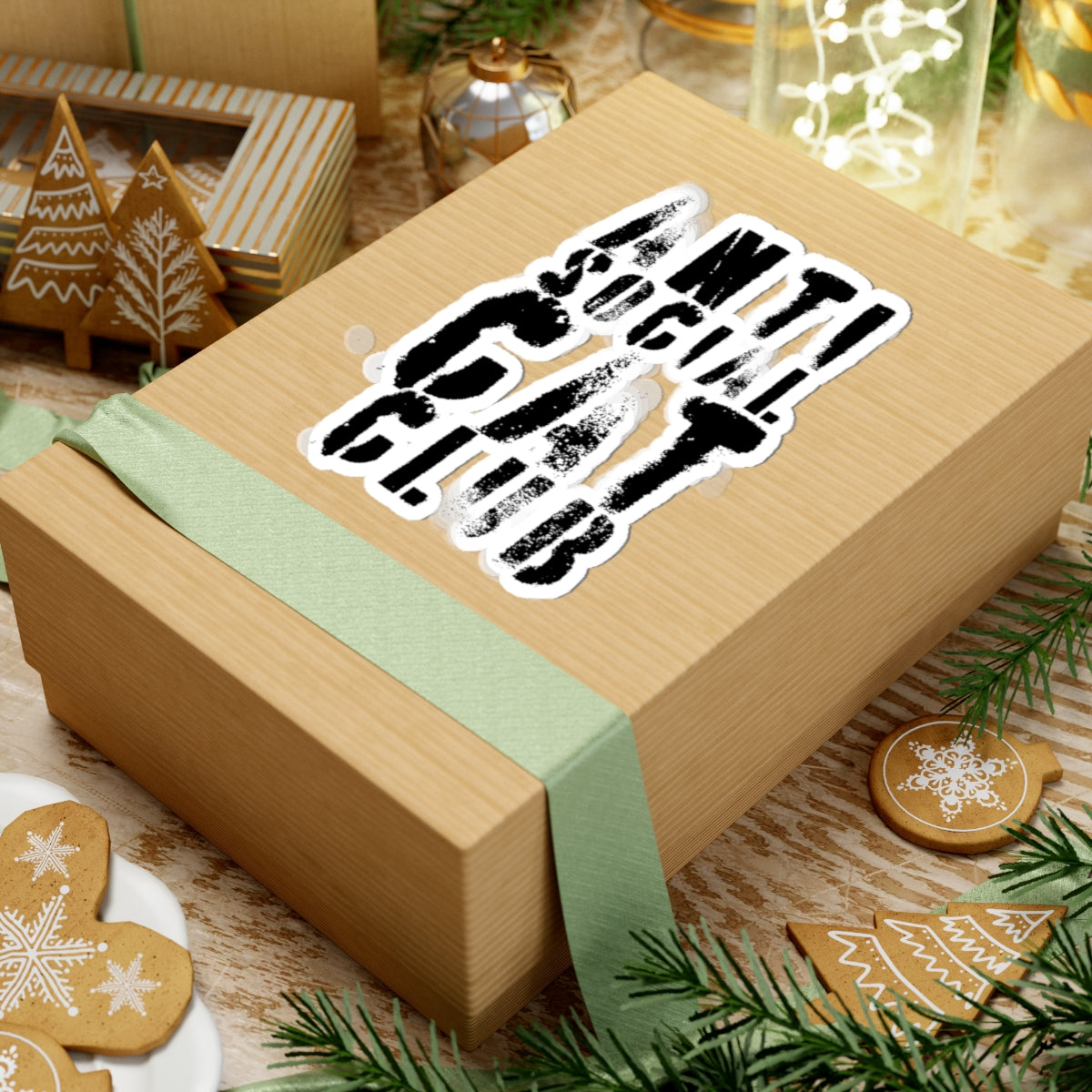 the anti social cat club sticker