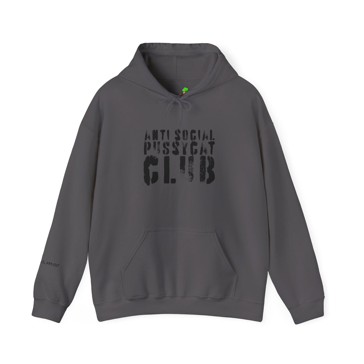 the anti social pussycat club hoodie : the problem child edition