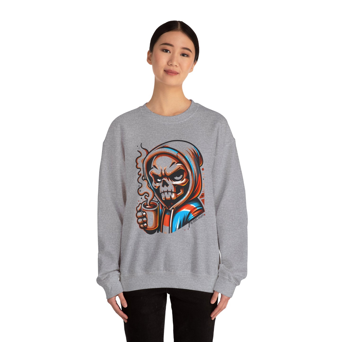 the dead inside, but caffinated crew neck