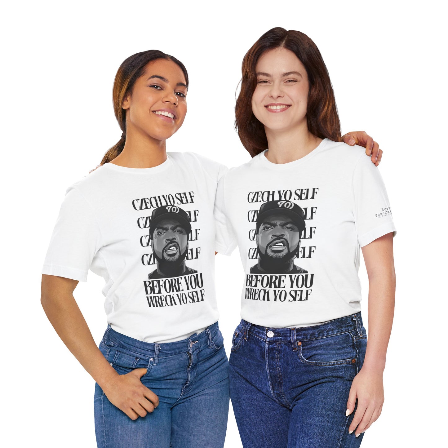 check yo self tee : lost generation edition
