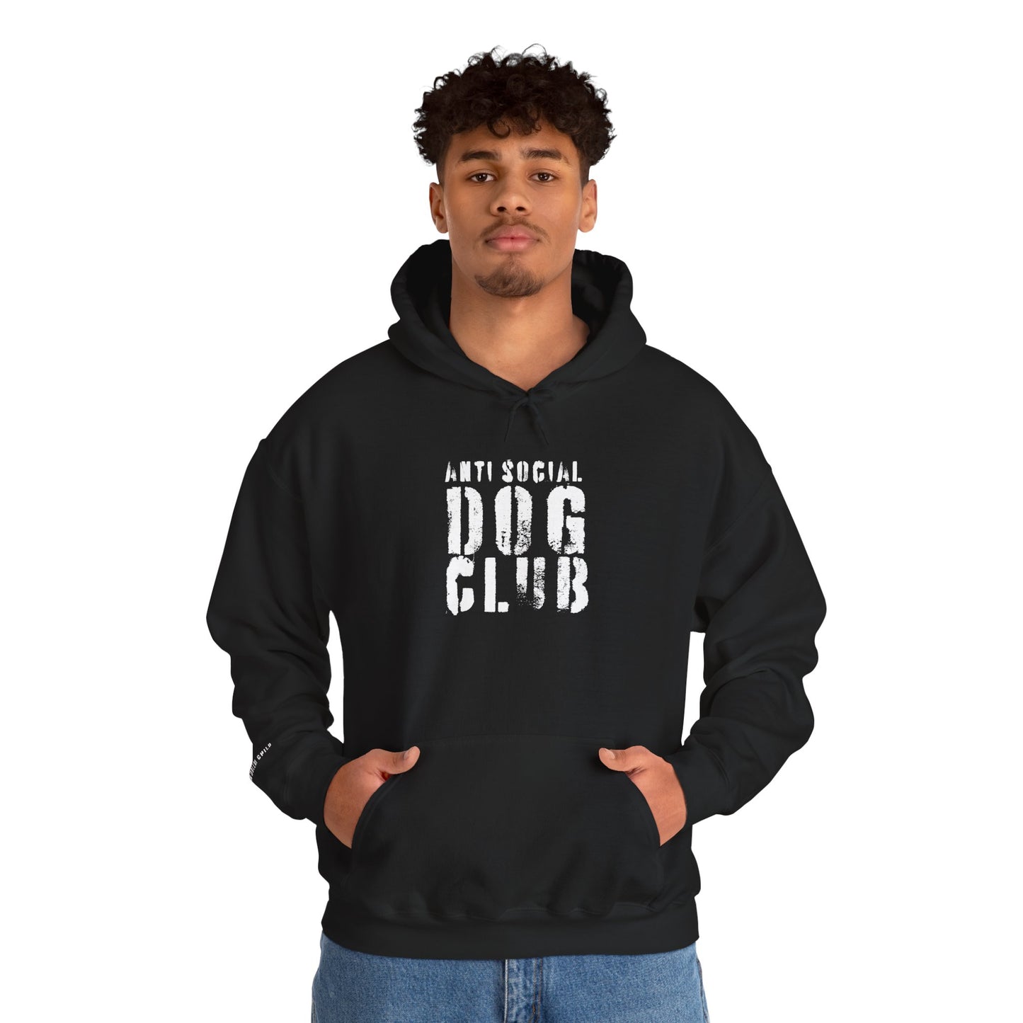 the anti social dog club hoodie : the problem child edition