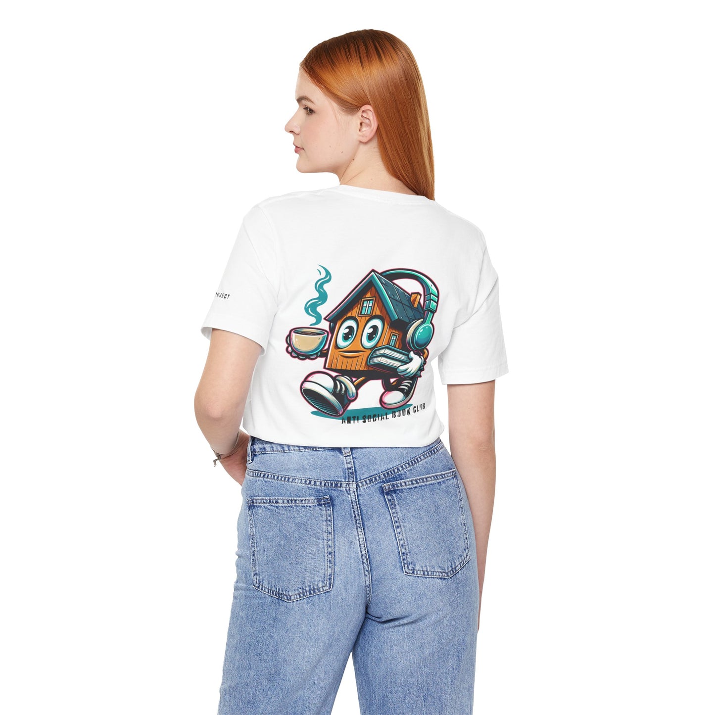 the anti social book club tee