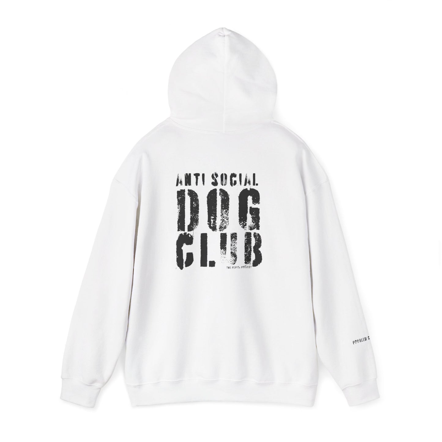 the anti social dog club hoodie : the problem child edition