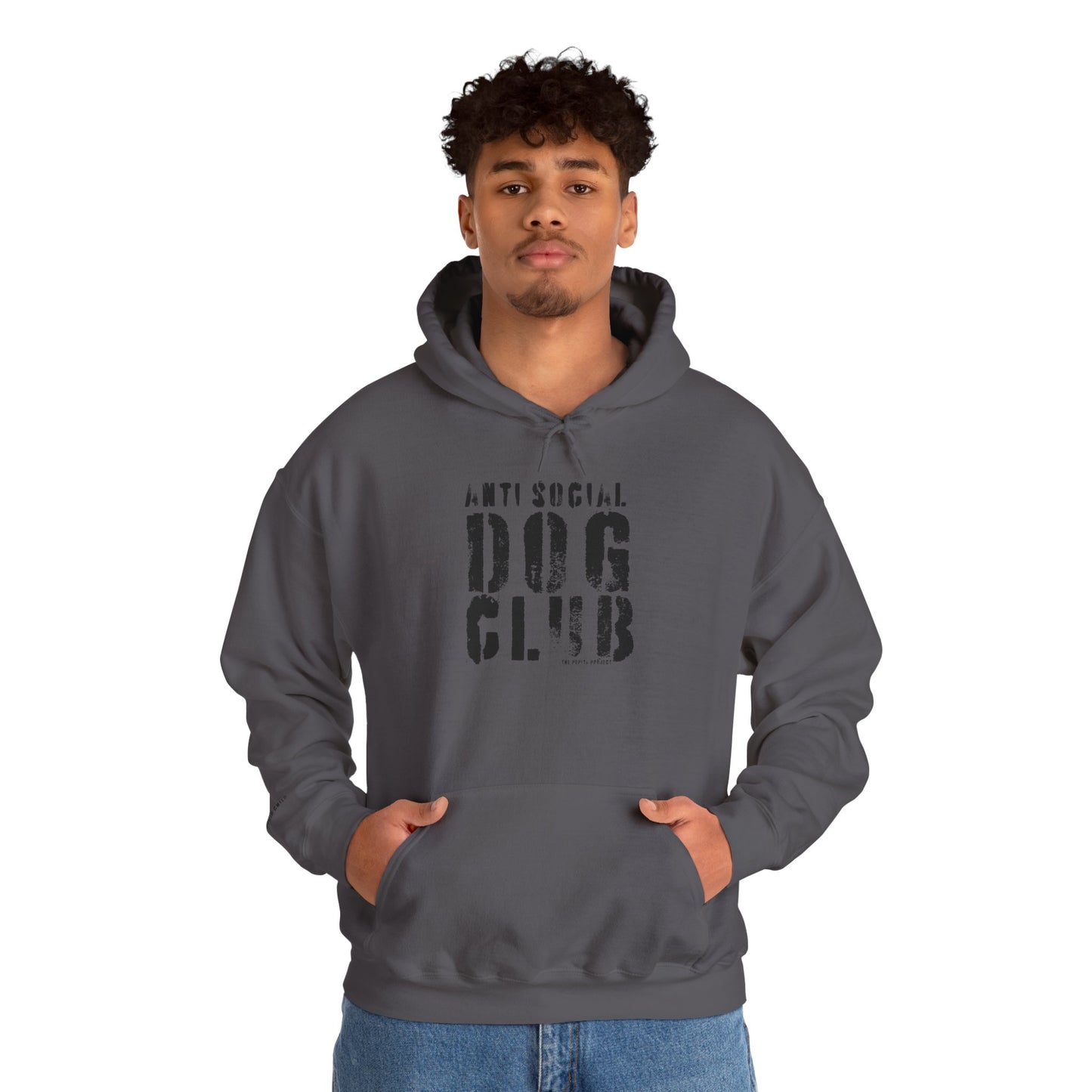 the anti social dog club hoodie : the problem child edition