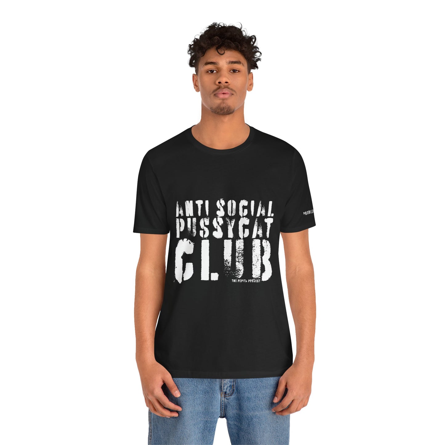the anti social pussycat club tee : problem child edition