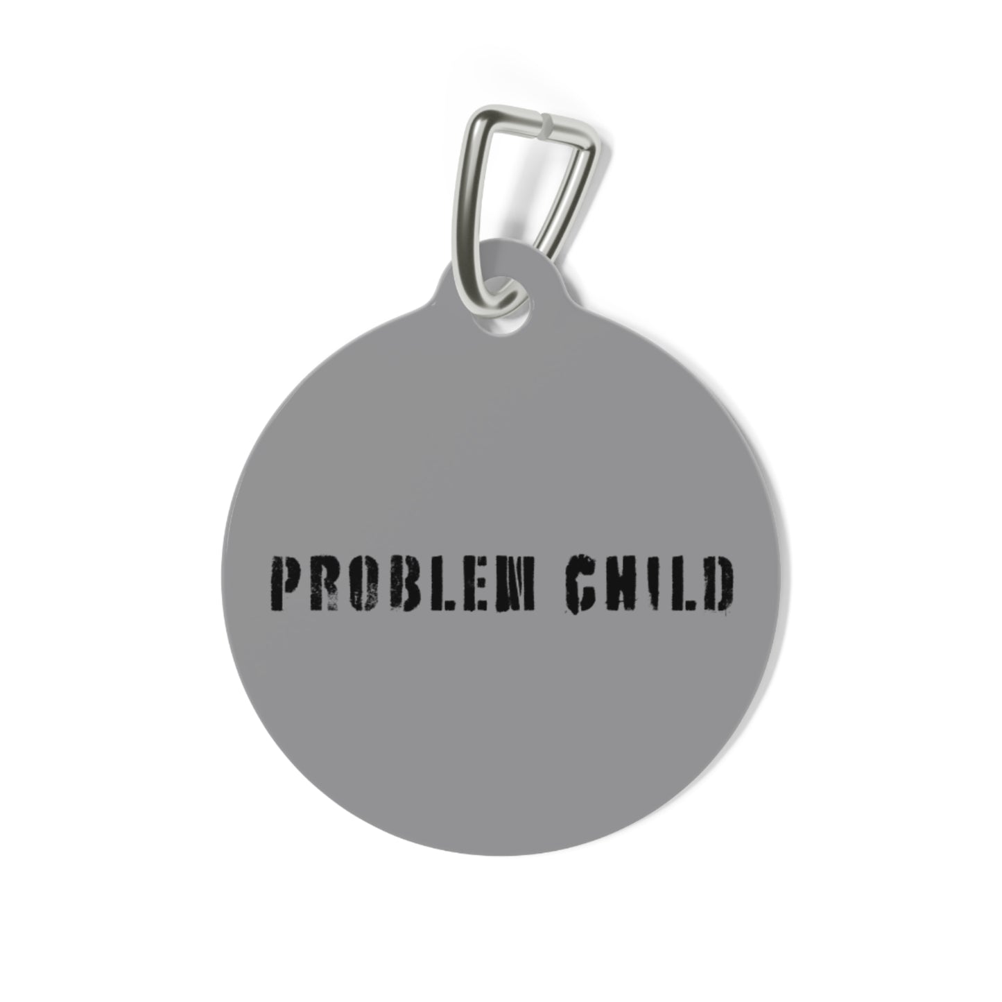 the anti social dog club : problem child dog tag