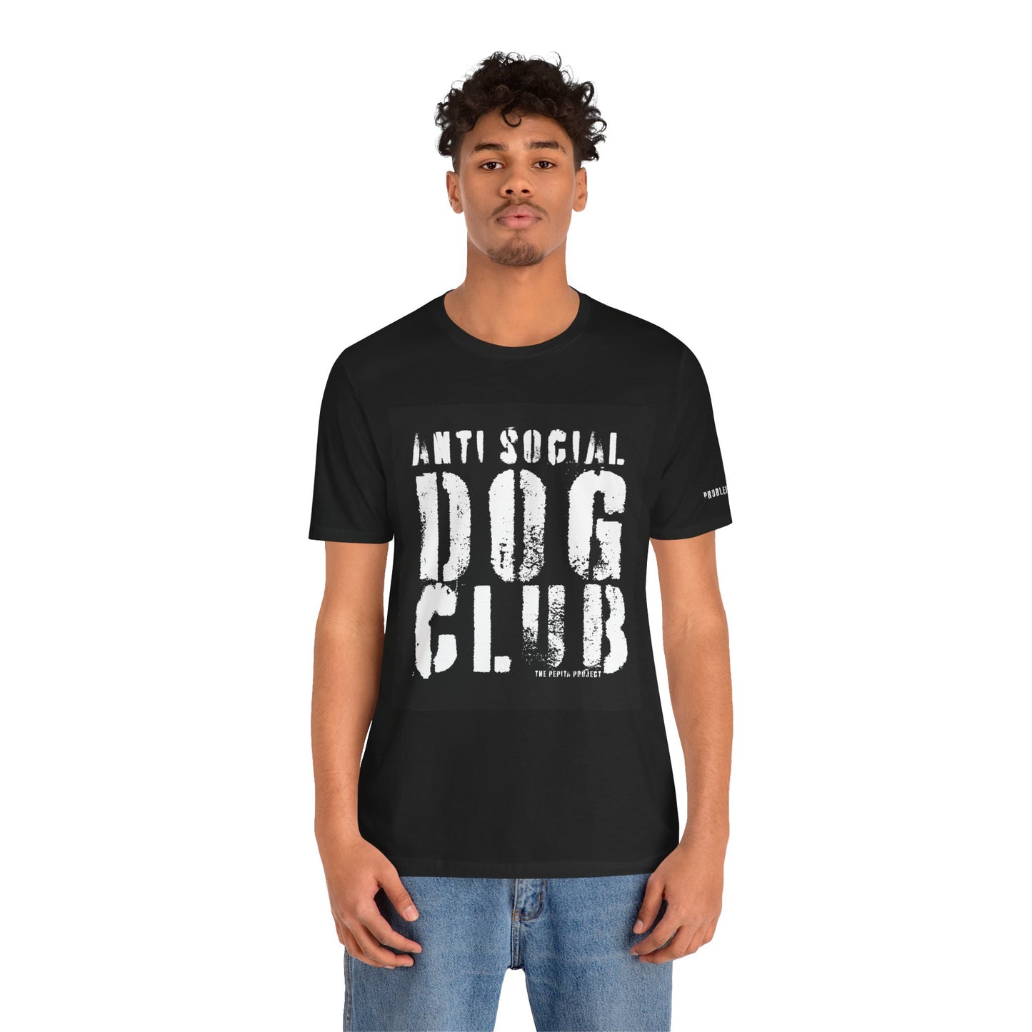 the anti social dog club tee : problem child edition