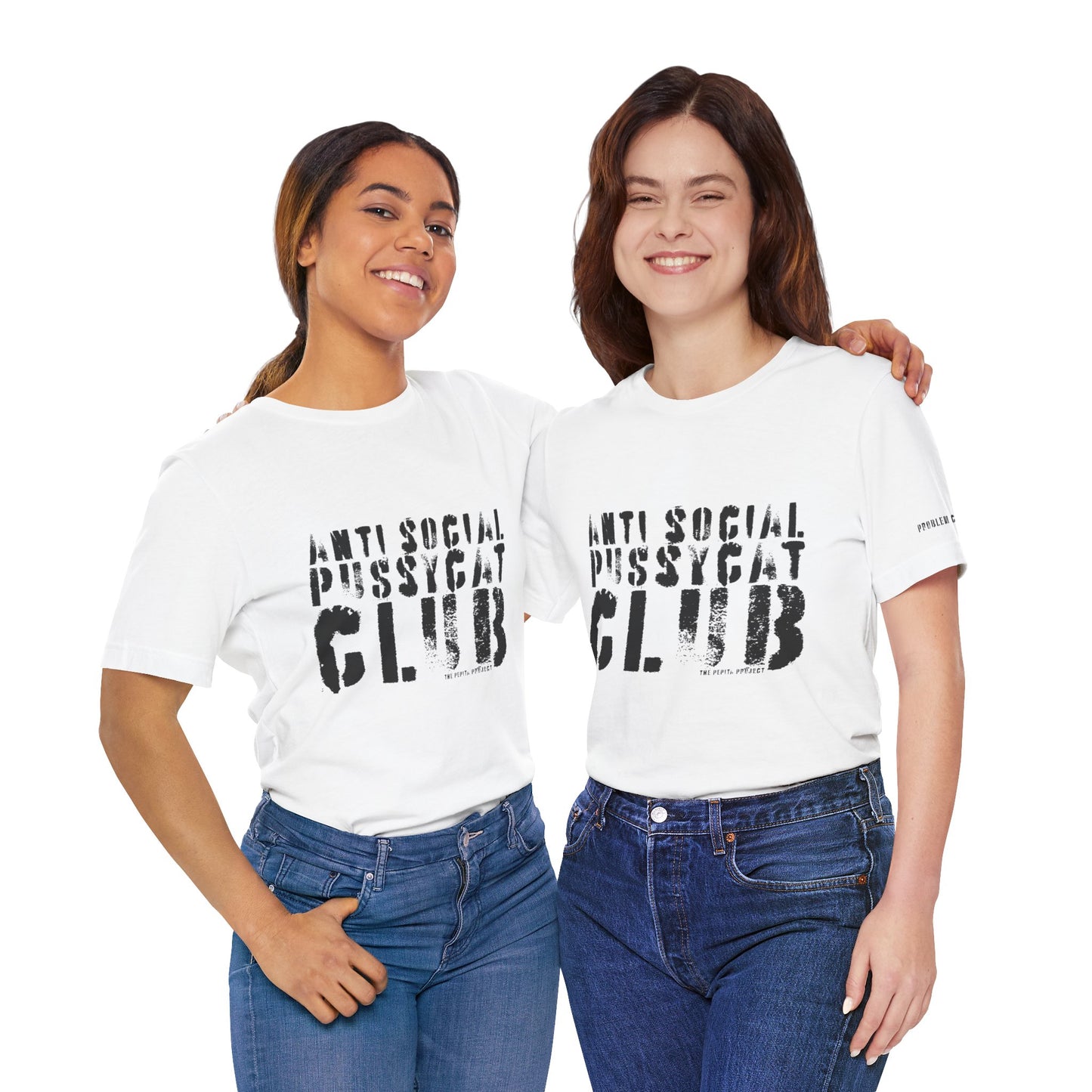 the anti social pussycat club tee : problem child edition