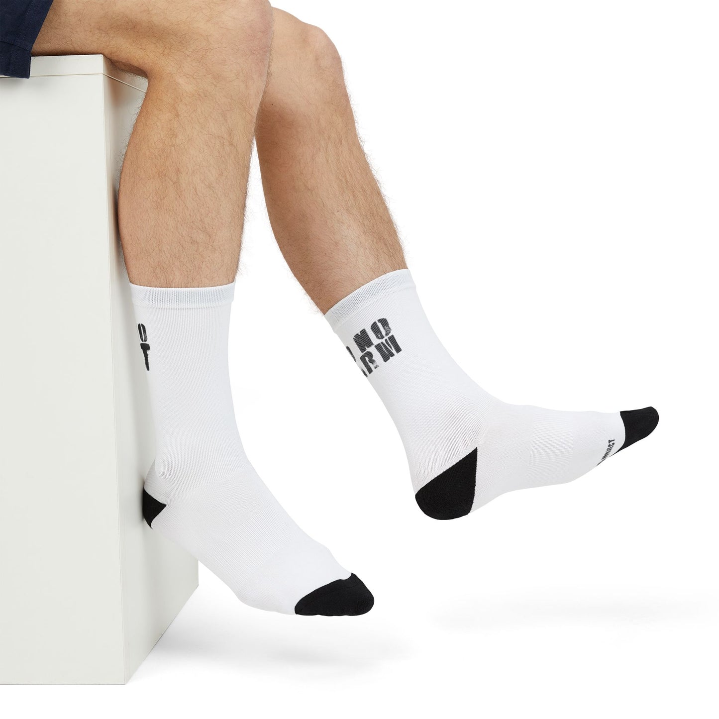 walk the talk : do no harm, take no shit crew socks