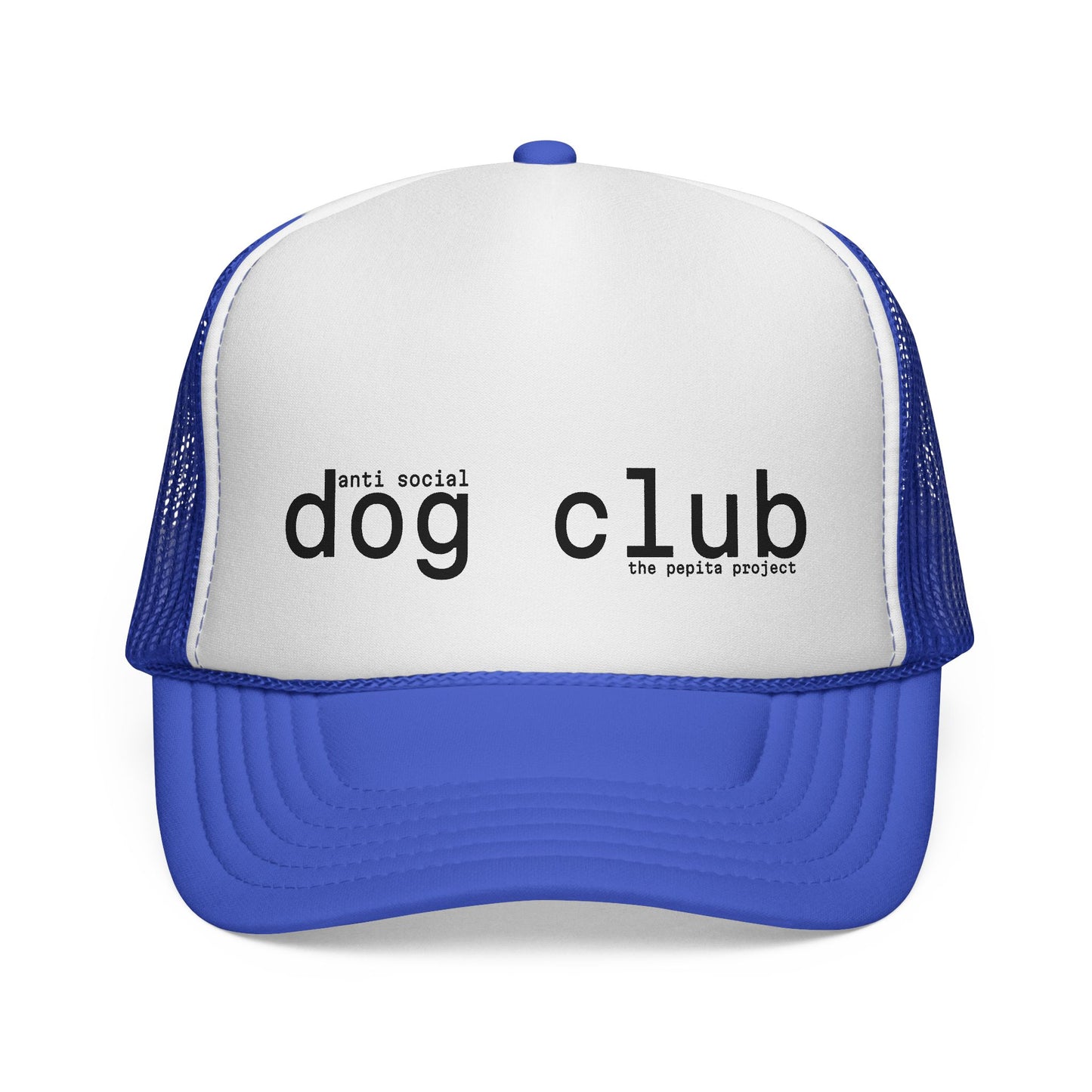 the anti social dog club trucker hat