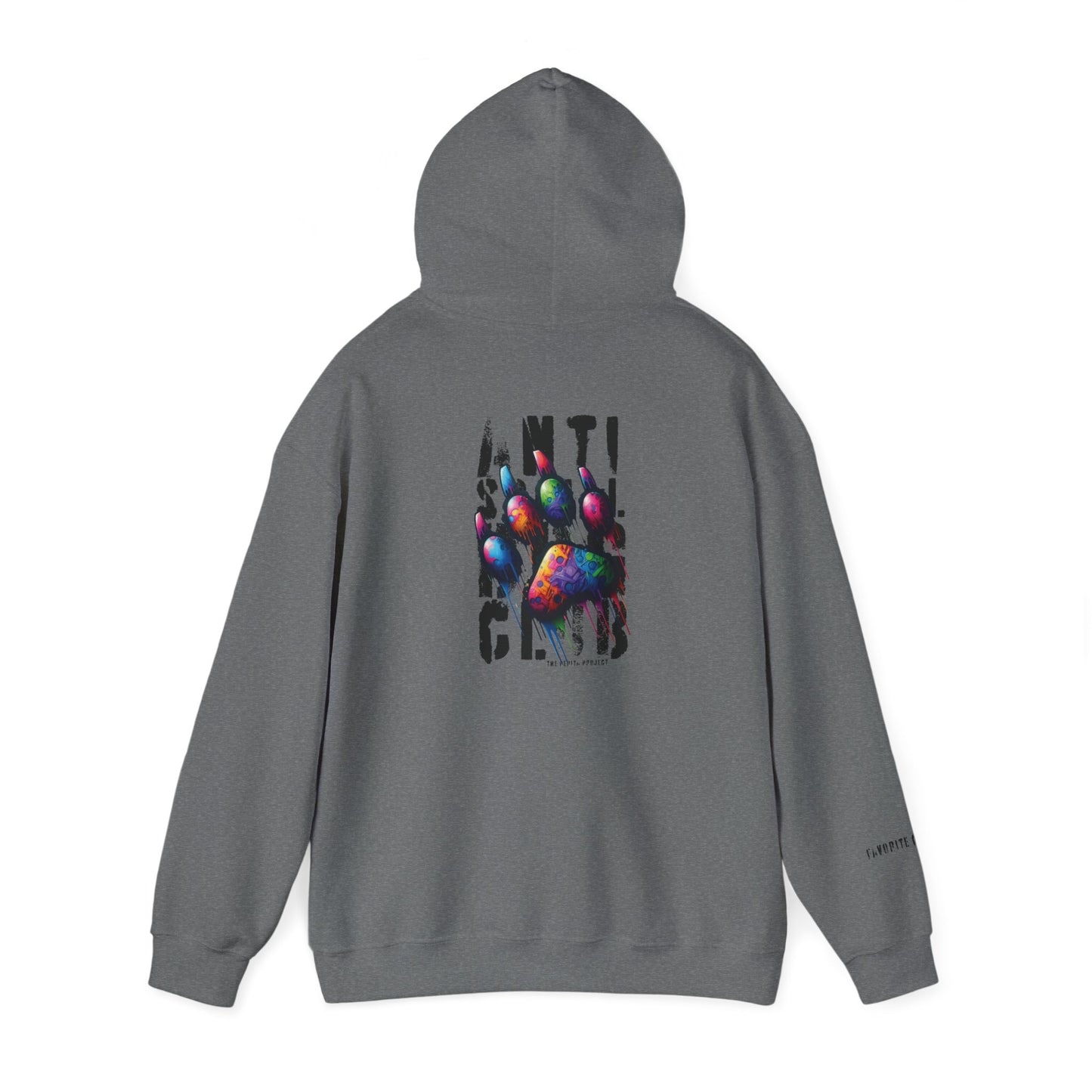 the anti social dog club hoodie : the favorite child edition