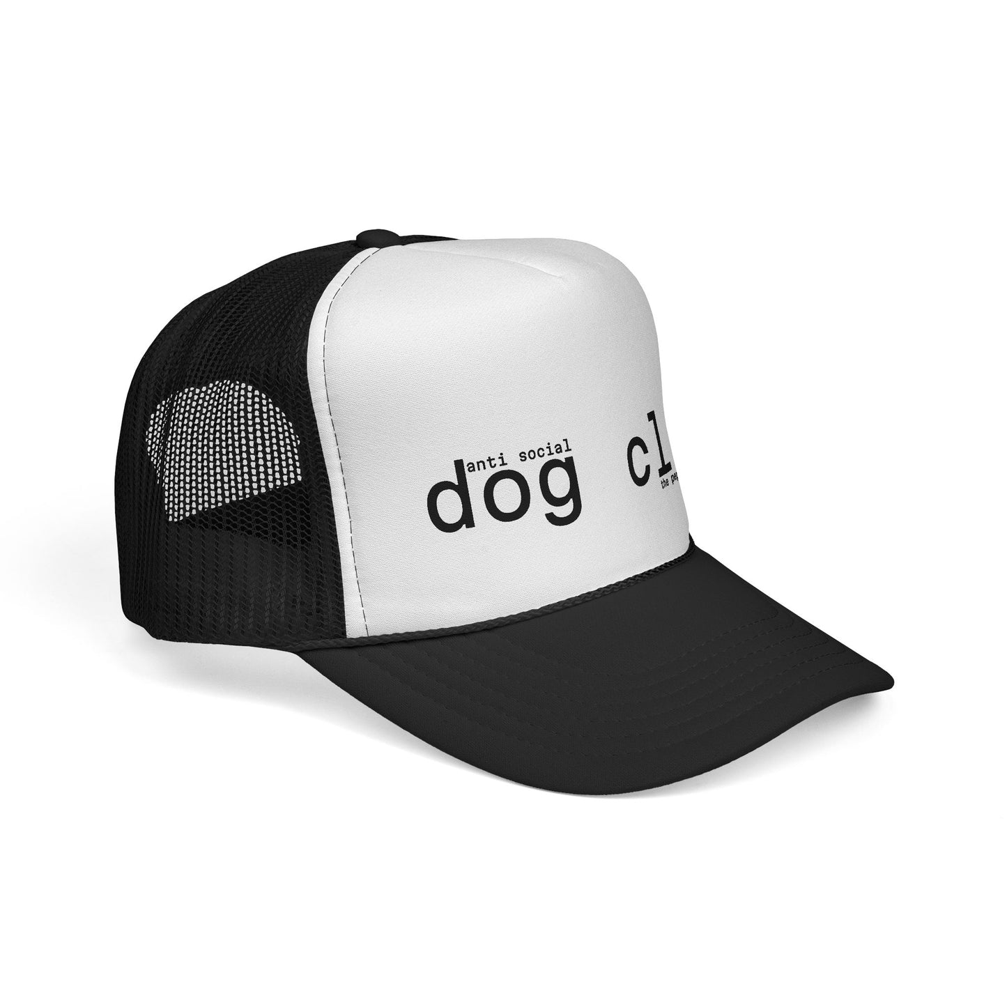 the anti social dog club trucker hat