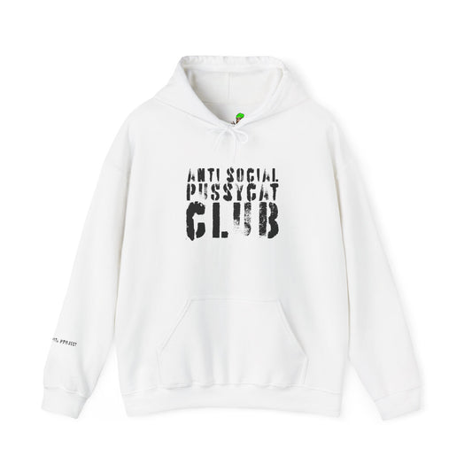 the anti social pussycat club hoodie : the problem child edition