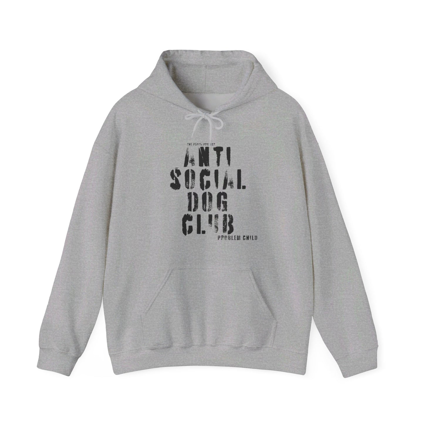 the anti social dog club hoodie