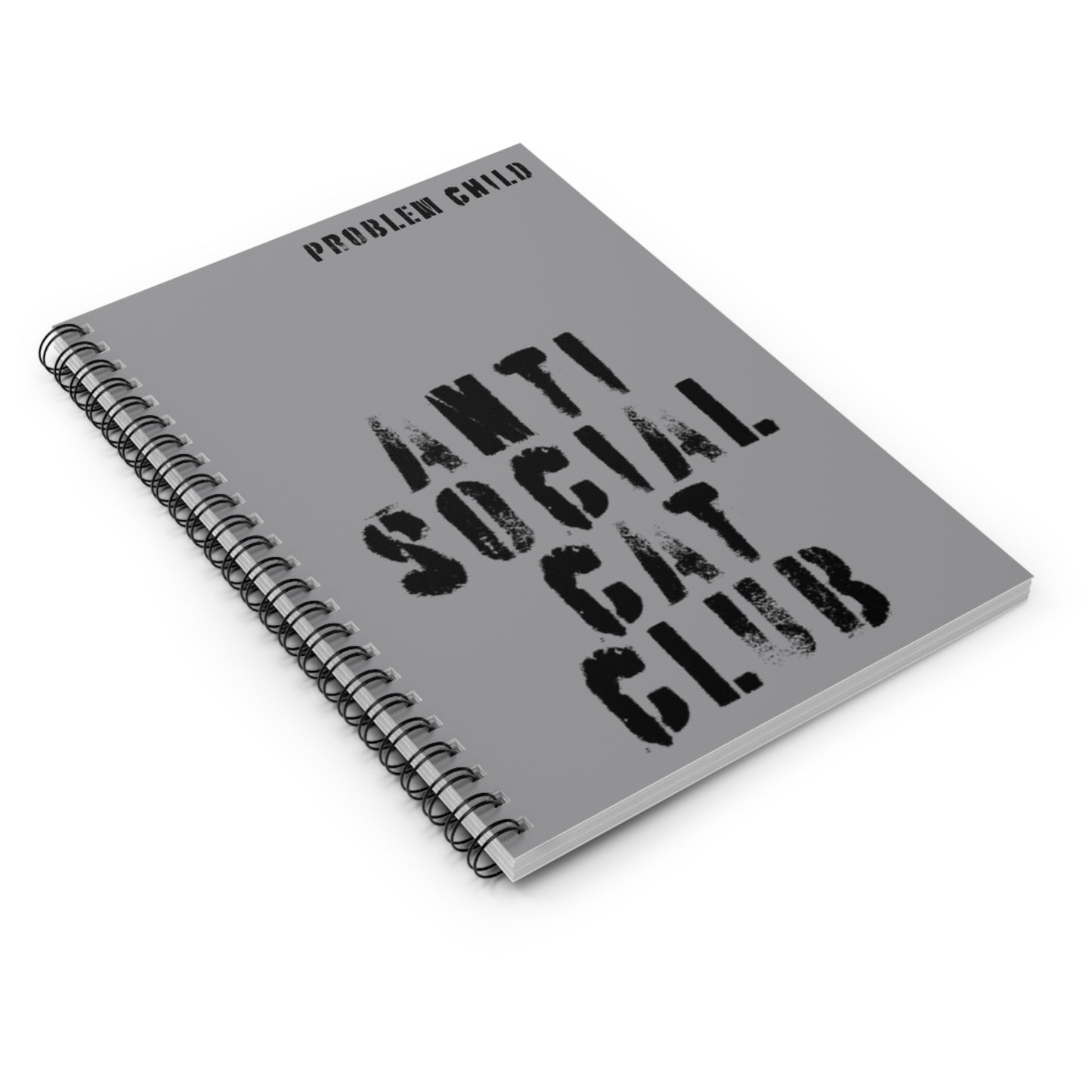 the anti social cat club notebook