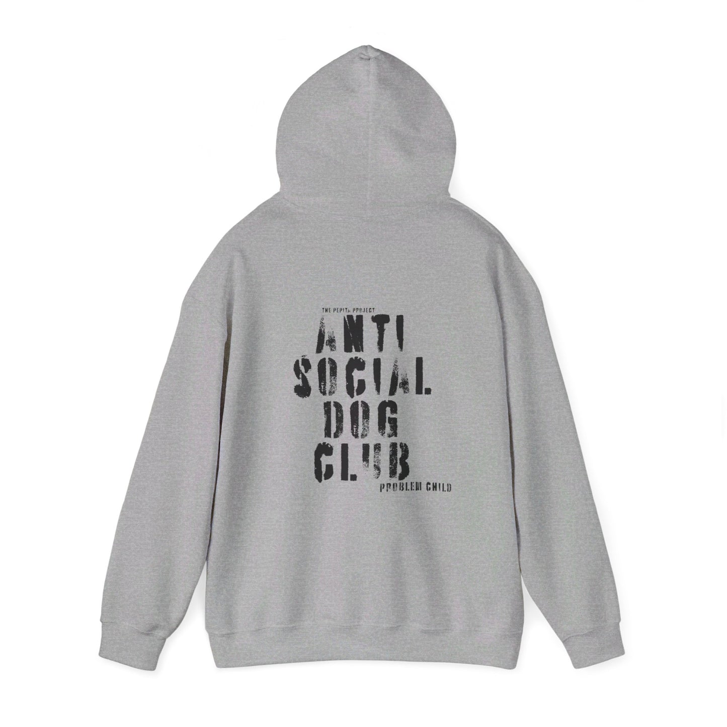 the anti social dog club hoodie