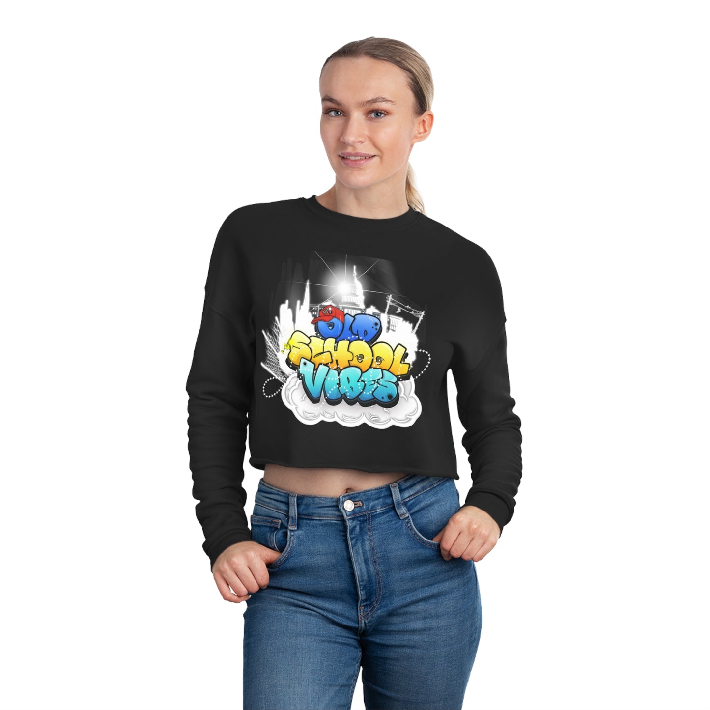 the district crop top sweatshirt