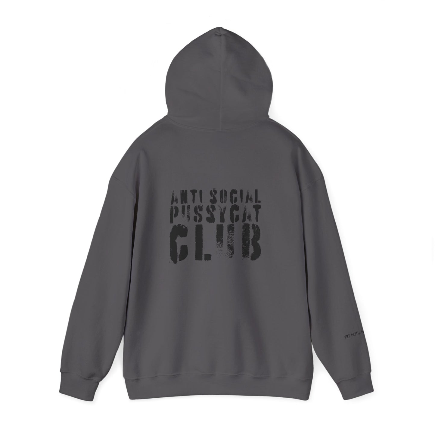 the anti social pussycat club hoodie : the problem child edition