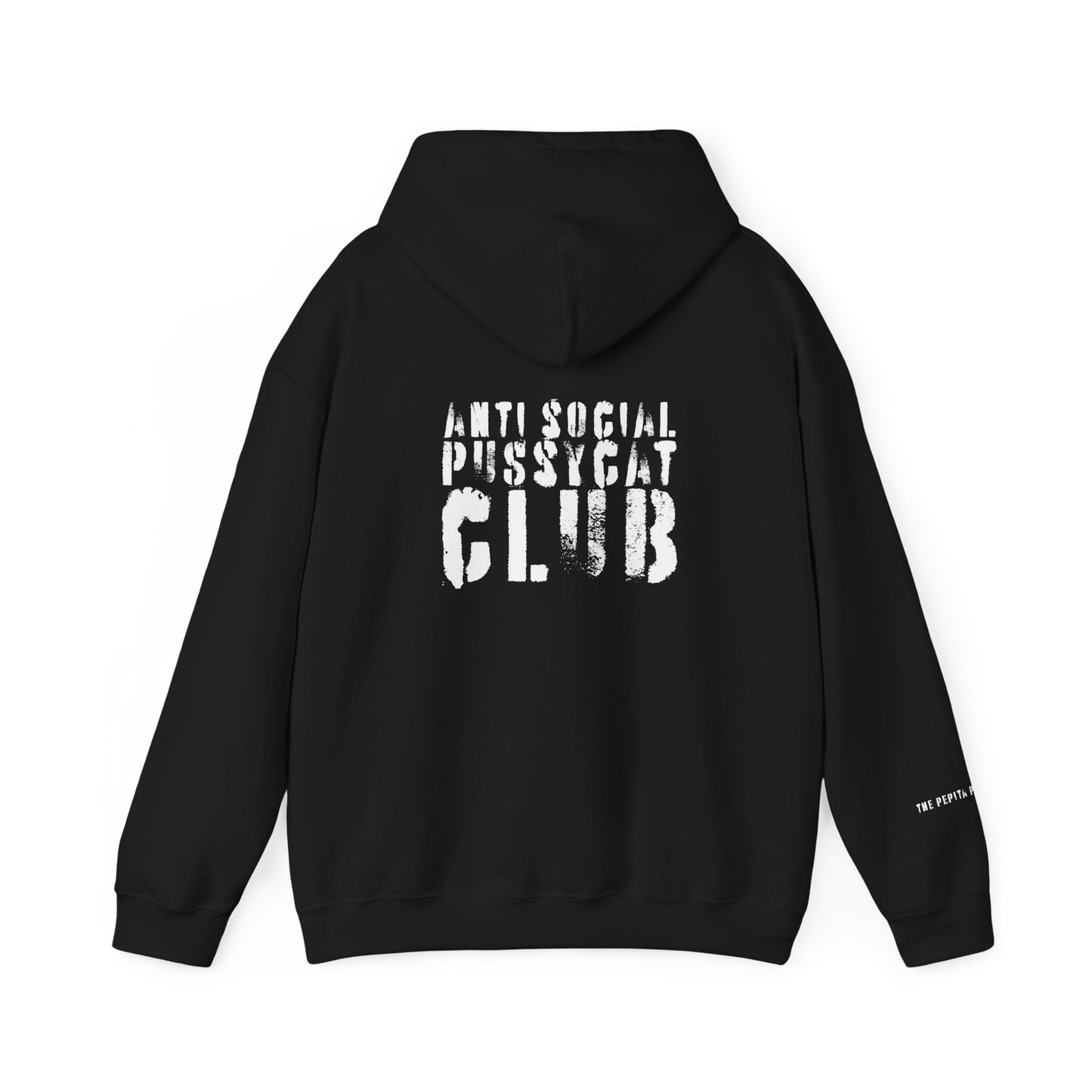 the anti social pussycat club hoodie : the problem child edition