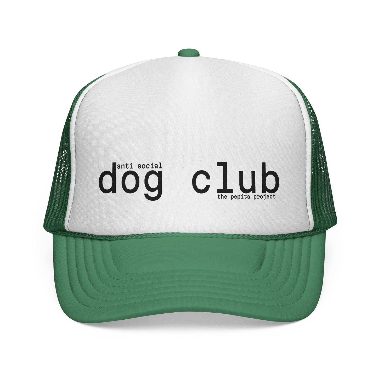 the anti social dog club trucker hat
