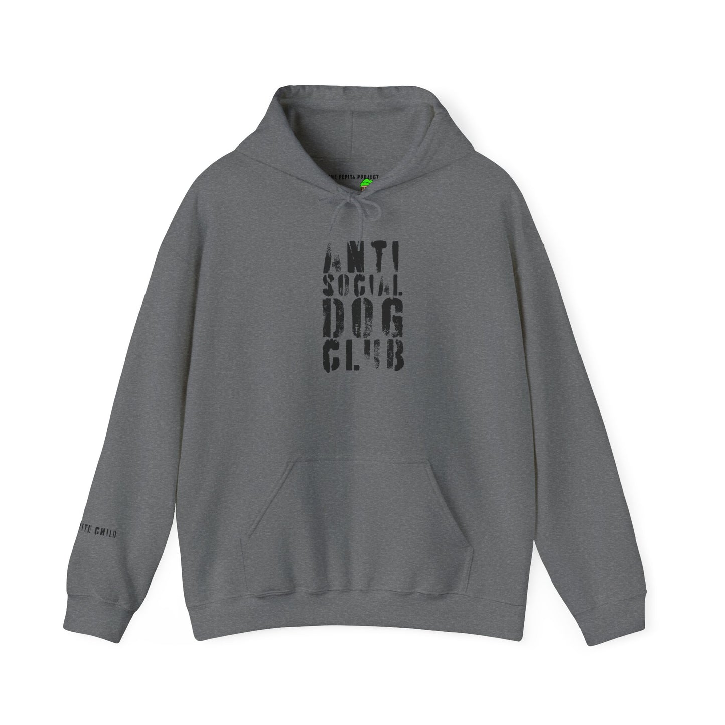 the anti social dog club hoodie : the favorite child edition