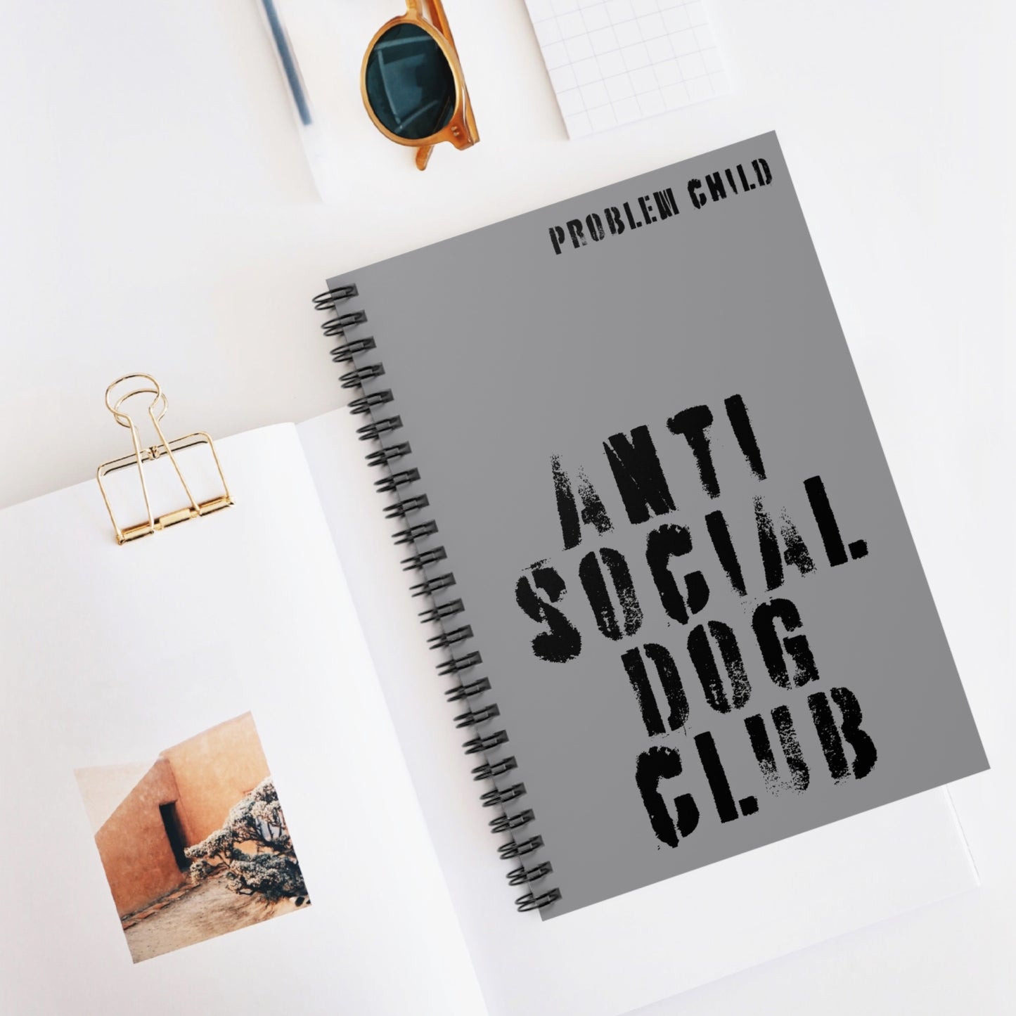 the anti social dog club notebook