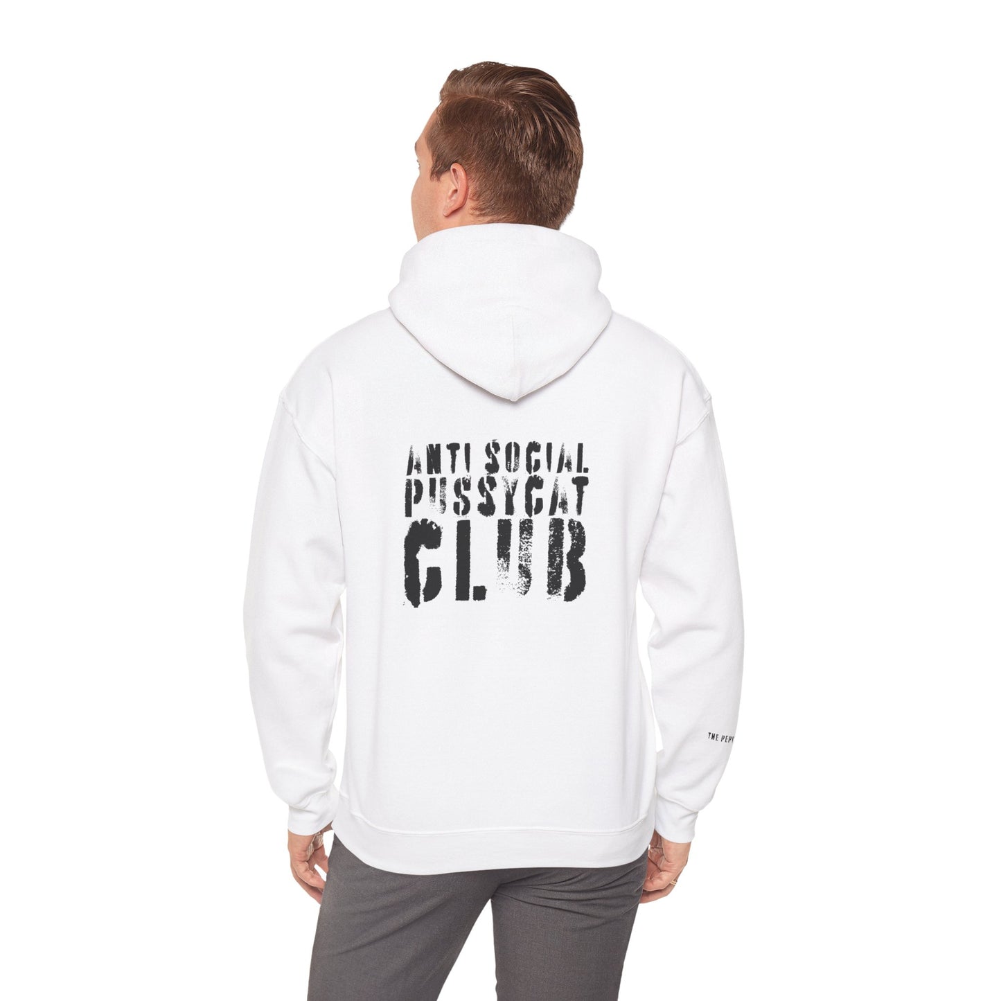 the anti social pussycat club hoodie : the problem child edition