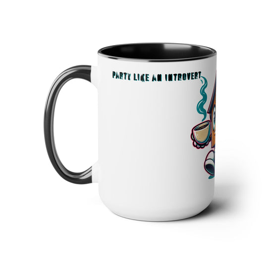 the introverts party mug