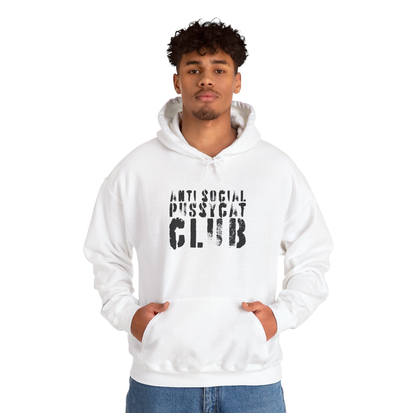 the anti social pussycat club hoodie : the problem child edition