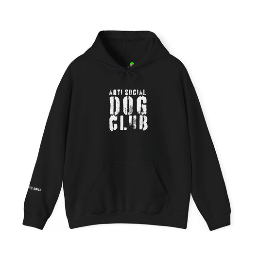 the anti social dog club hoodie : the favorite child edition